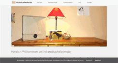 Desktop Screenshot of infrarotkachelofen.de