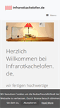 Mobile Screenshot of infrarotkachelofen.de