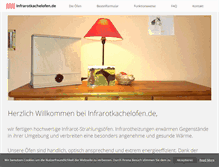 Tablet Screenshot of infrarotkachelofen.de